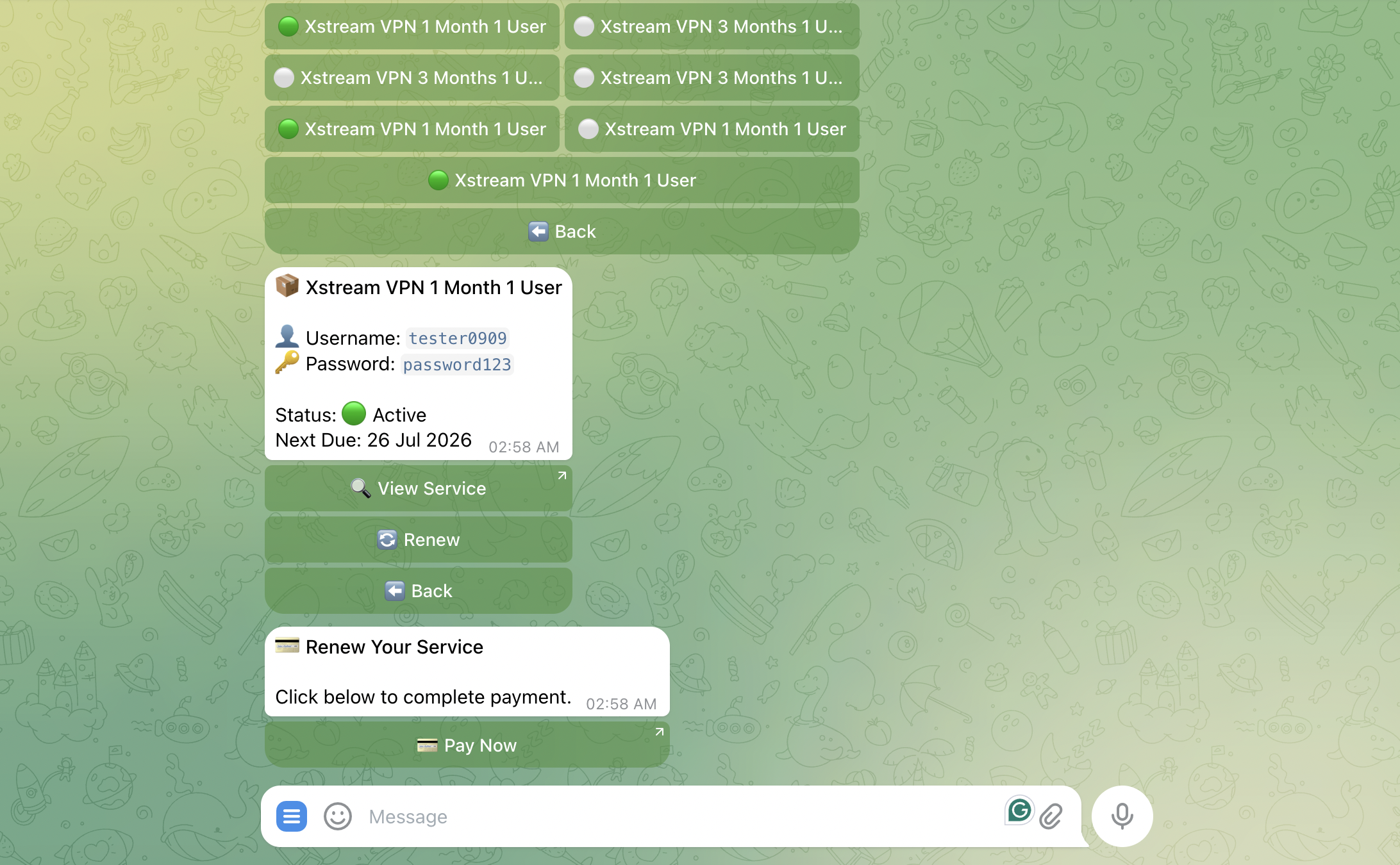 Telegram Integration for WHMCS - Image 11