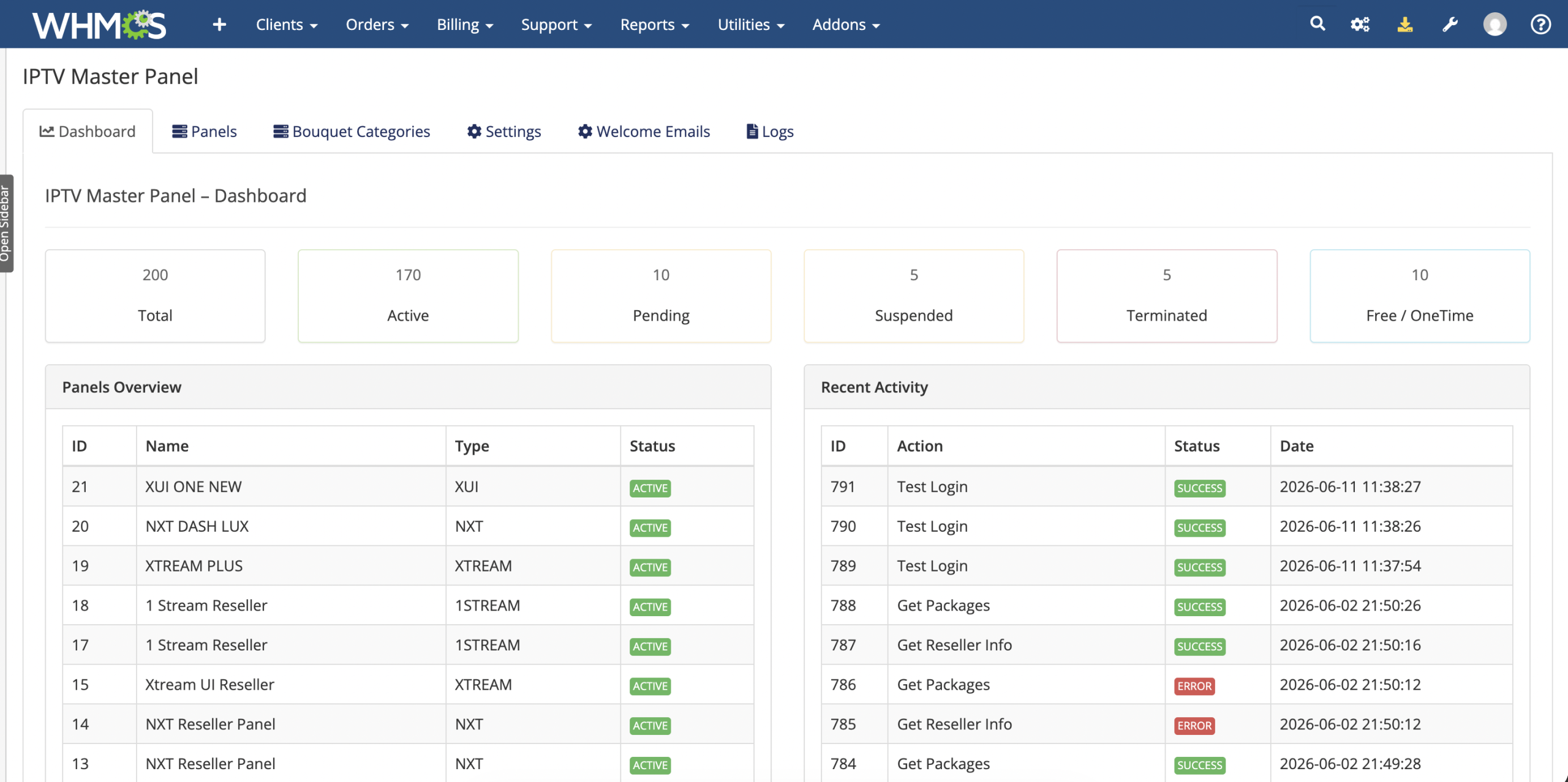 OTT Master Panel for WHMCS - Image 2
