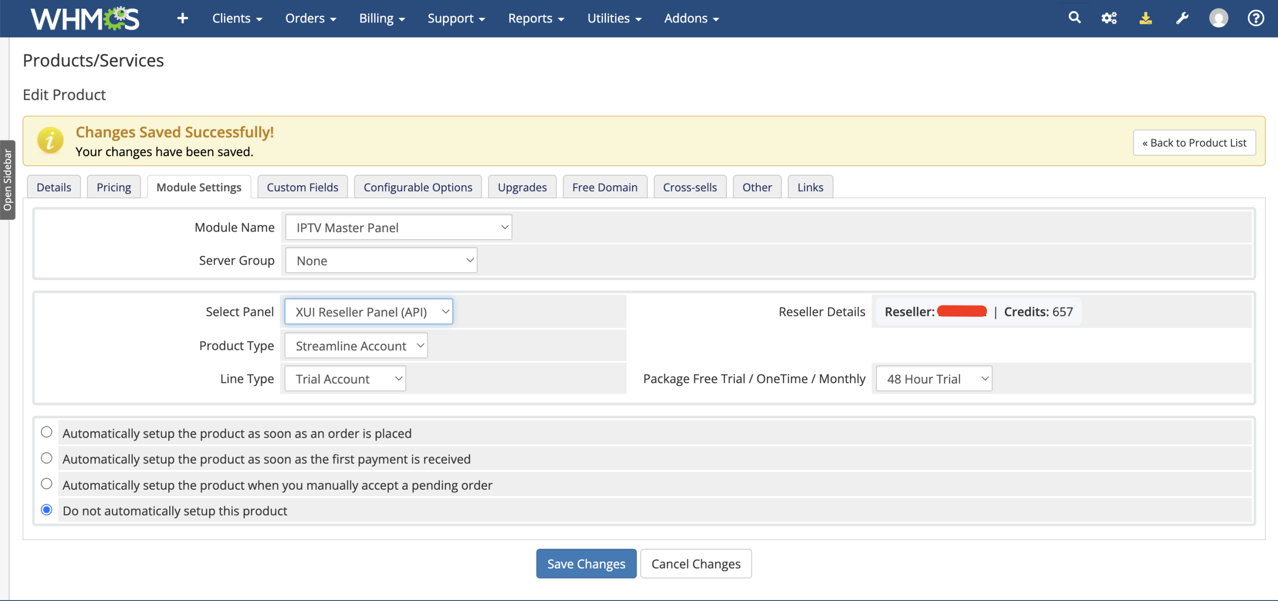 OTT Master Panel for WHMCS - Image 7