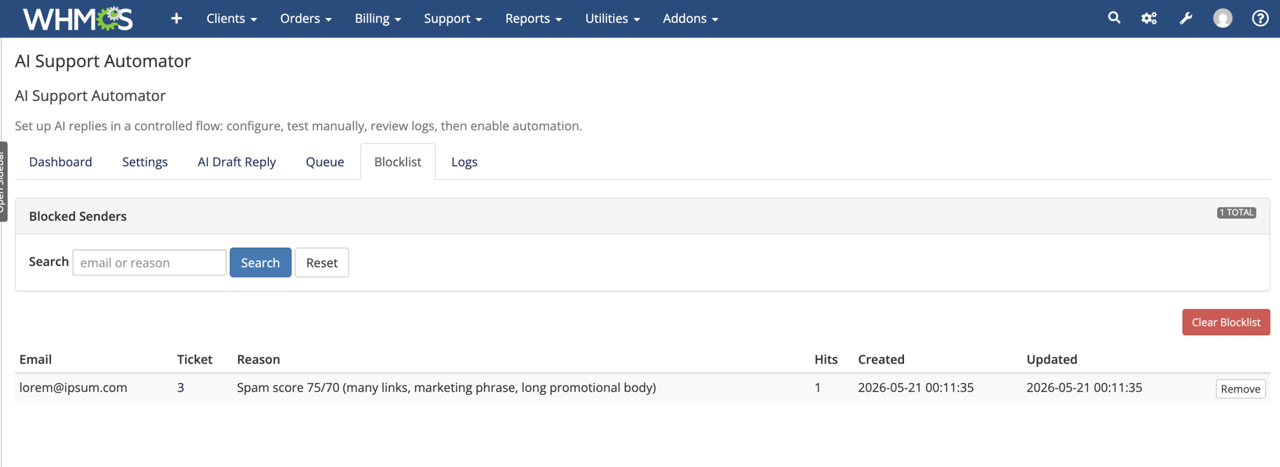 AI Support Automator for WHMCS - Image 7
