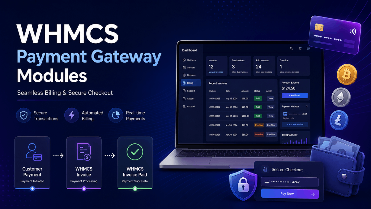 Best WHMCS payment gateway modules for seamless billing