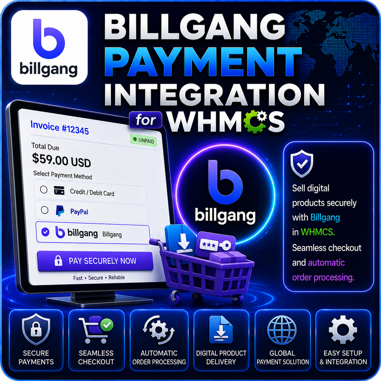 Billgang Payment Integration for WHMCS