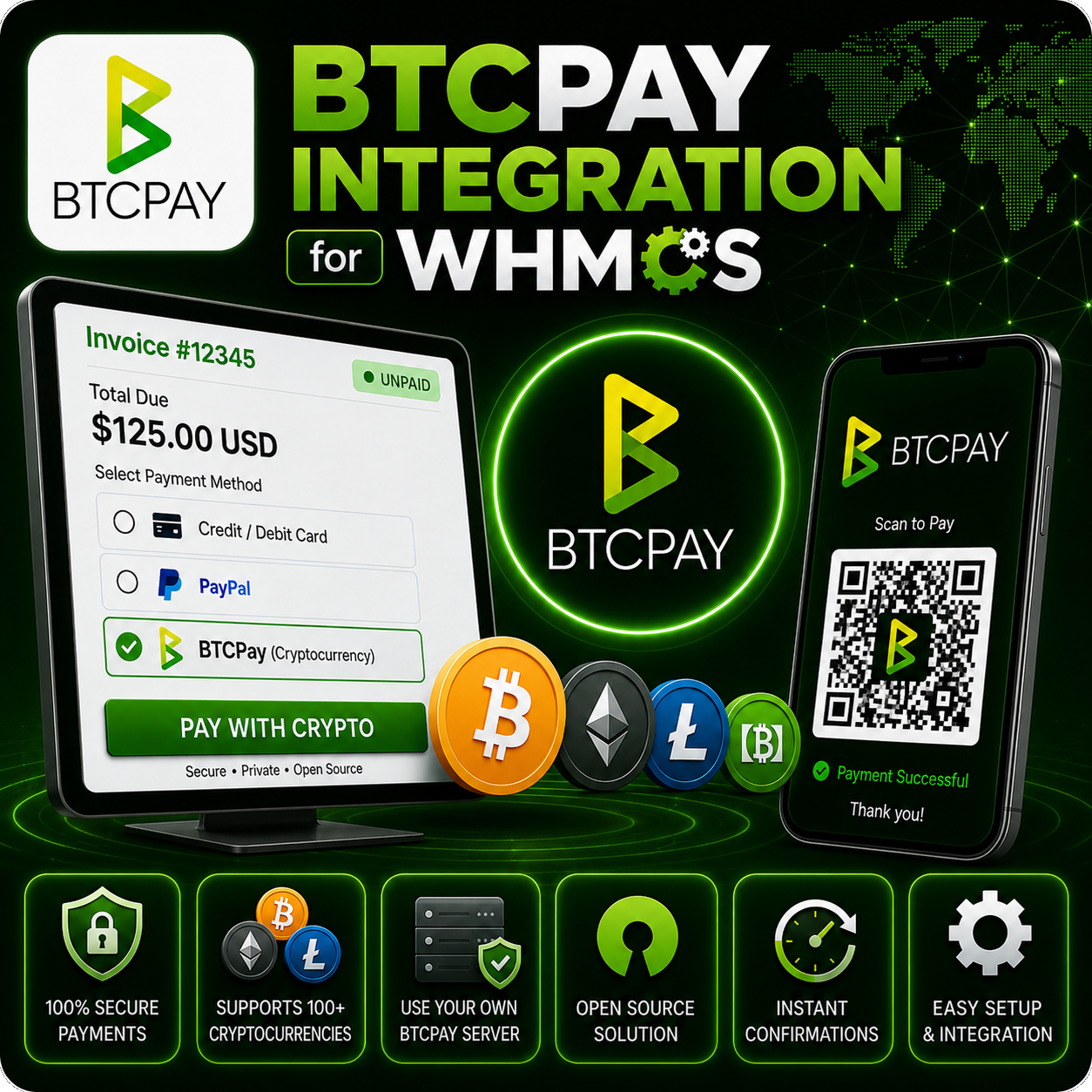 BTCPay Integration for WHMCS
