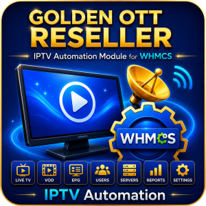 Golden OTT Reseller Module for WHMCS