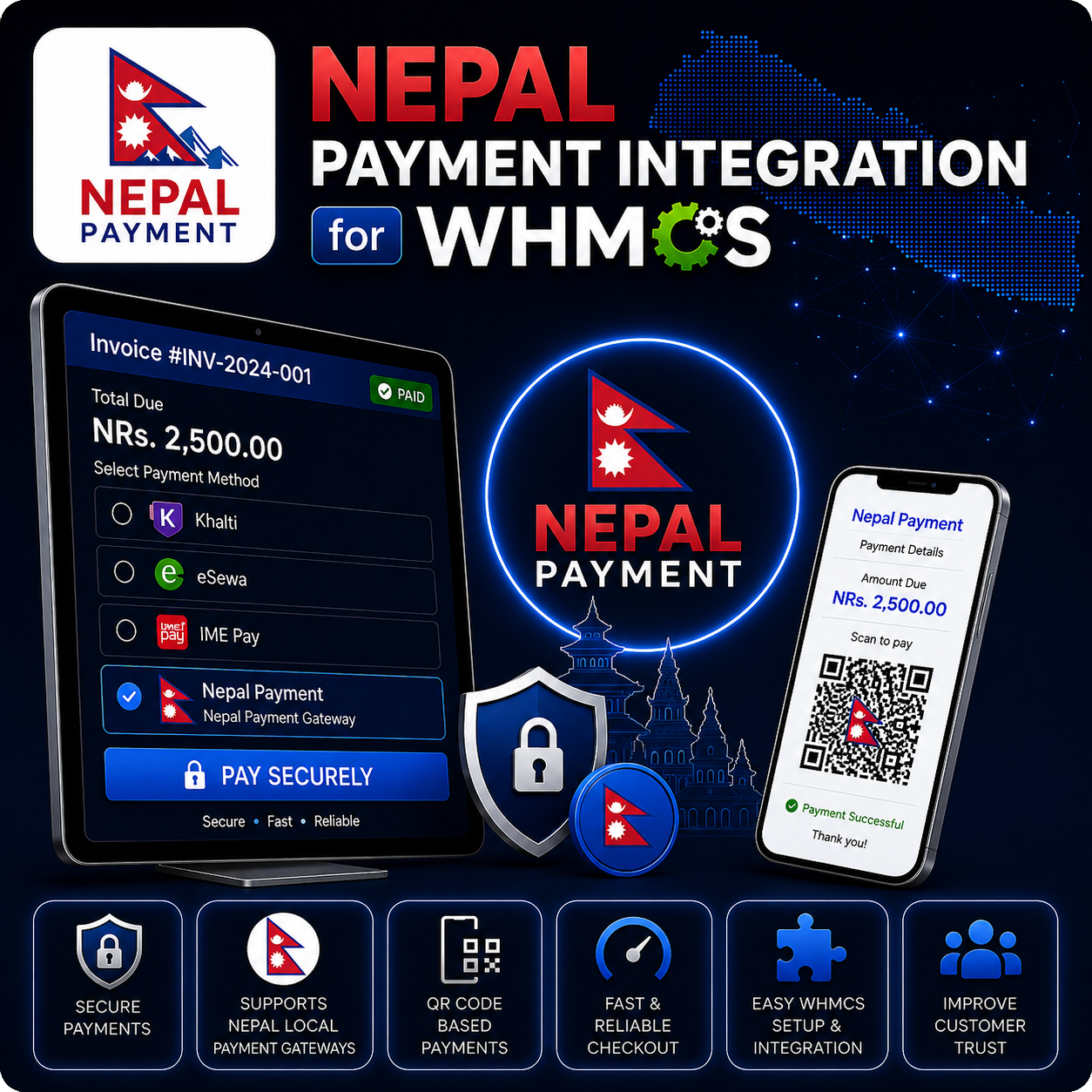 Nepal Payment Integration for WHMCS