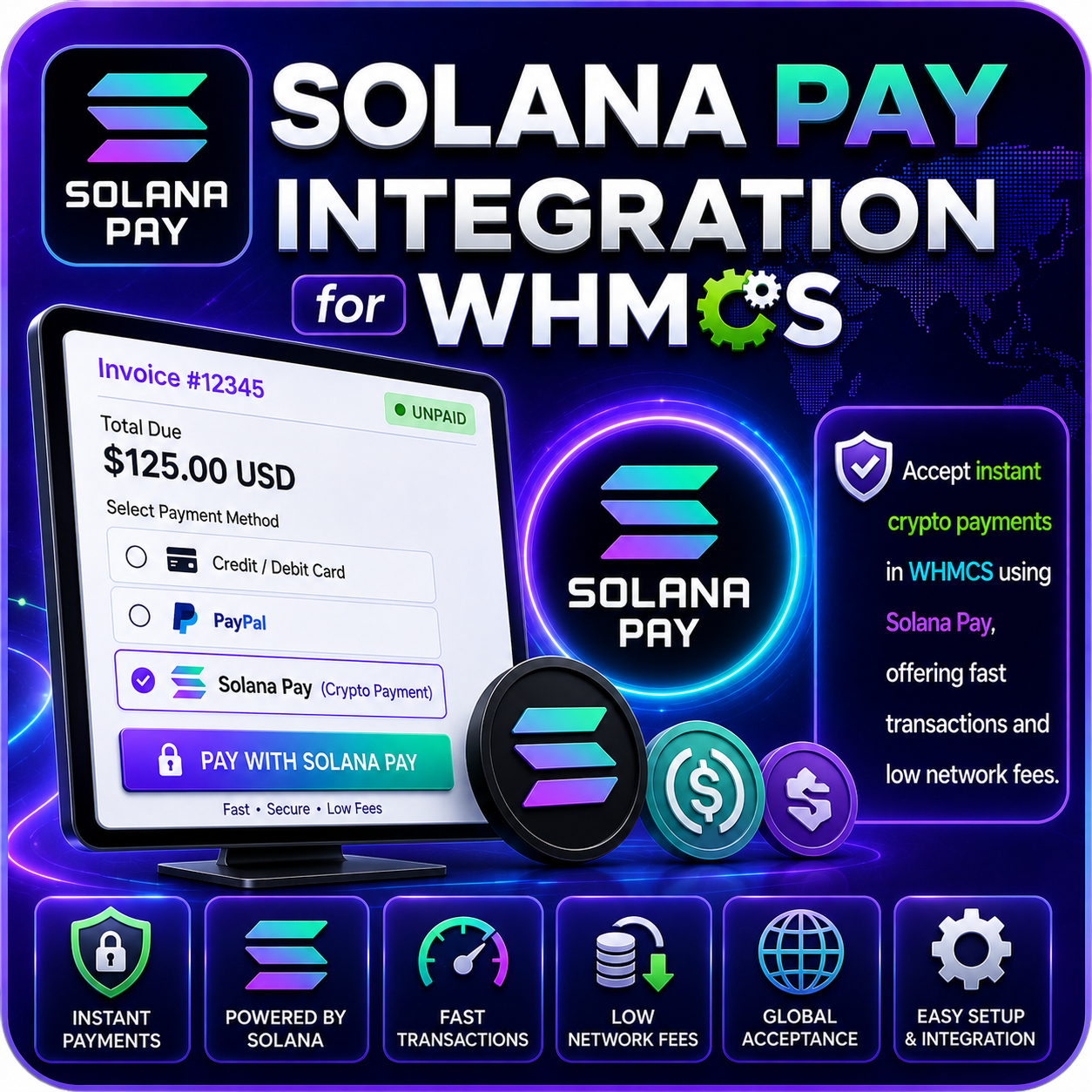 Solana Pay Integration for WHMCS