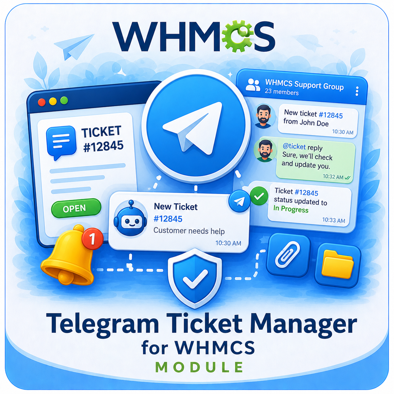 Telegram Ticket Manager