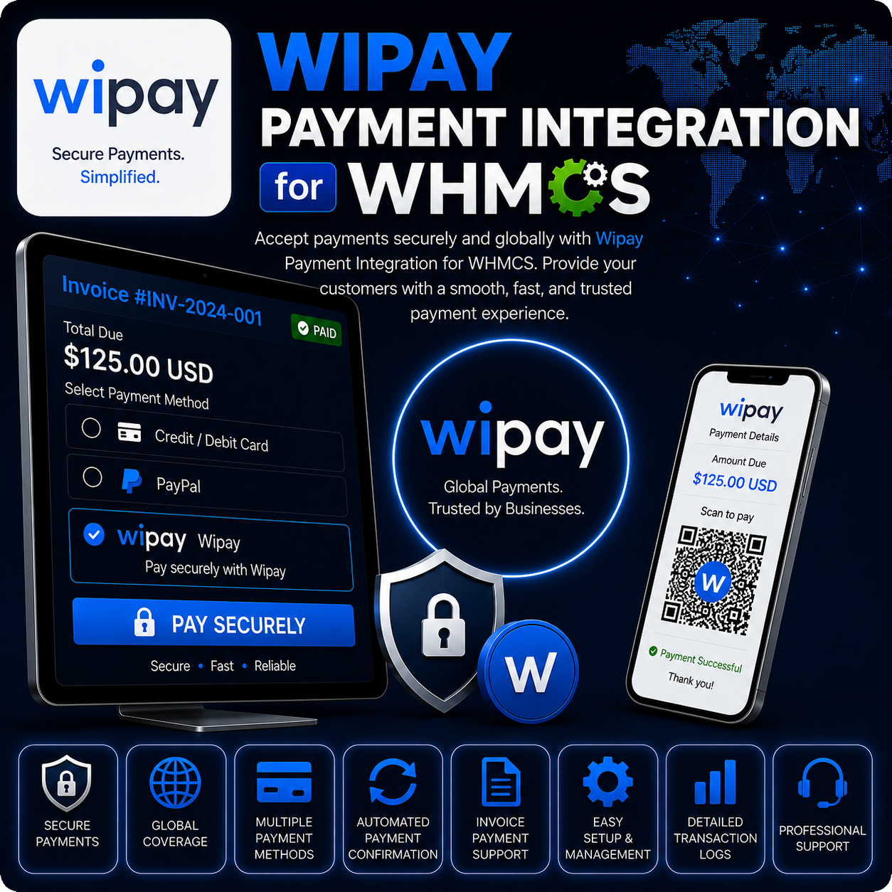 Wipay Payment Integration for WHMCS