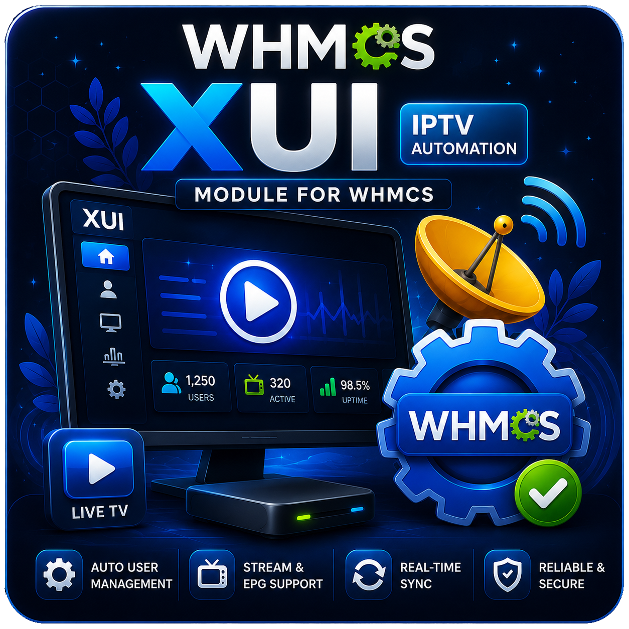 XUI ONE Reseller Module for WHMCS